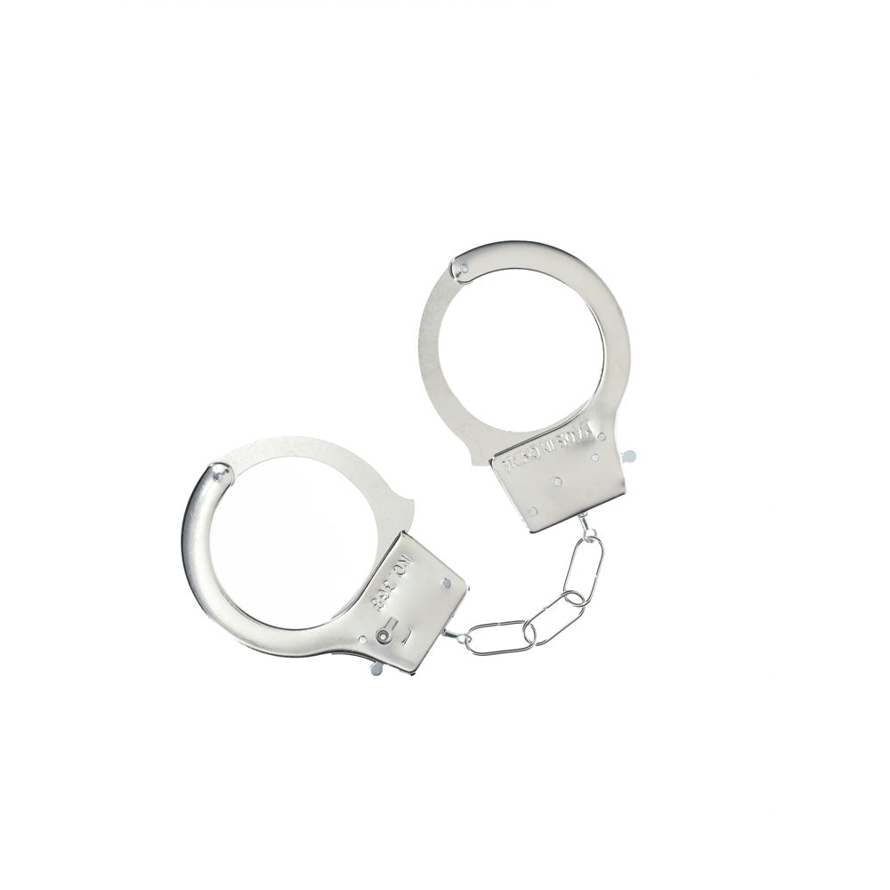 OUCH! Classic Metal Cuffs Restraints - Silver