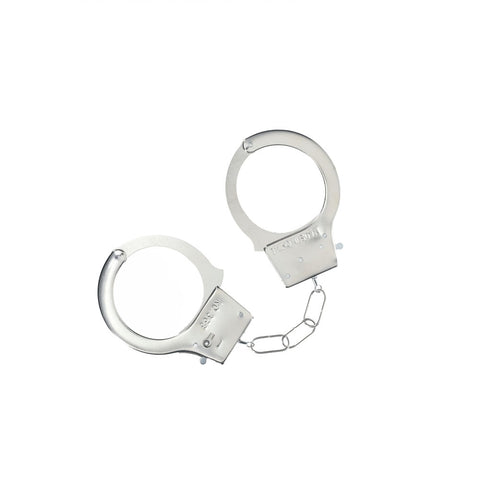 OUCH! Classic Metal Cuffs - Silver - Metal Restraints - Image 1