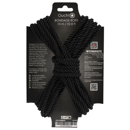 OUCH! Bondage Rope - 10 M Nylon Bondage Rope - 10 metre Length