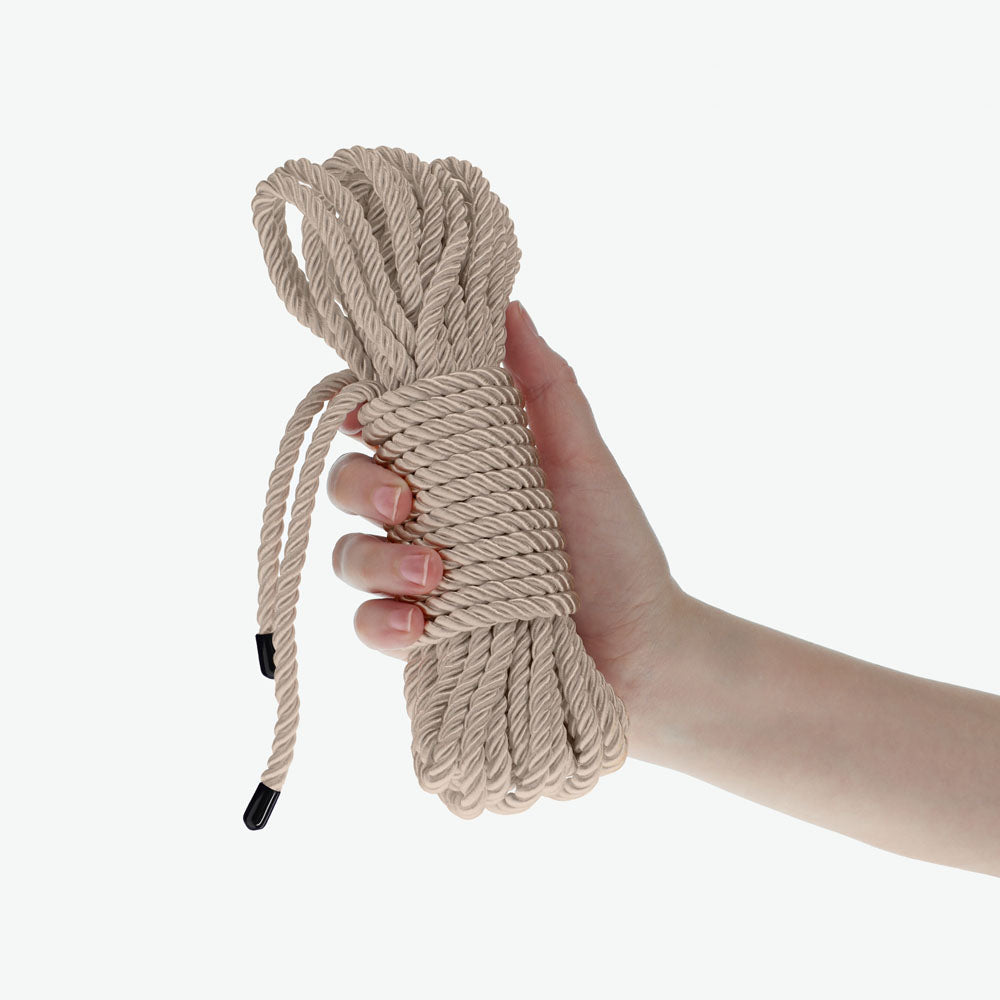OUCH! Bondage Rope - 10 M - Gold Nylon Bondage Rope - 10 metre Length