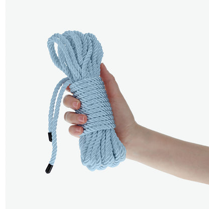 OUCH! Bondage Rope - 10 M - Powder Blue Nylon Bondage Rope - 10 metre