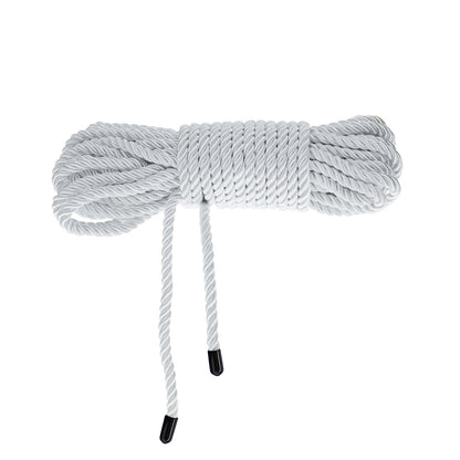 OUCH! Bondage Rope - 10 M - Silver Nylon Bondage Rope - 10 metre Length