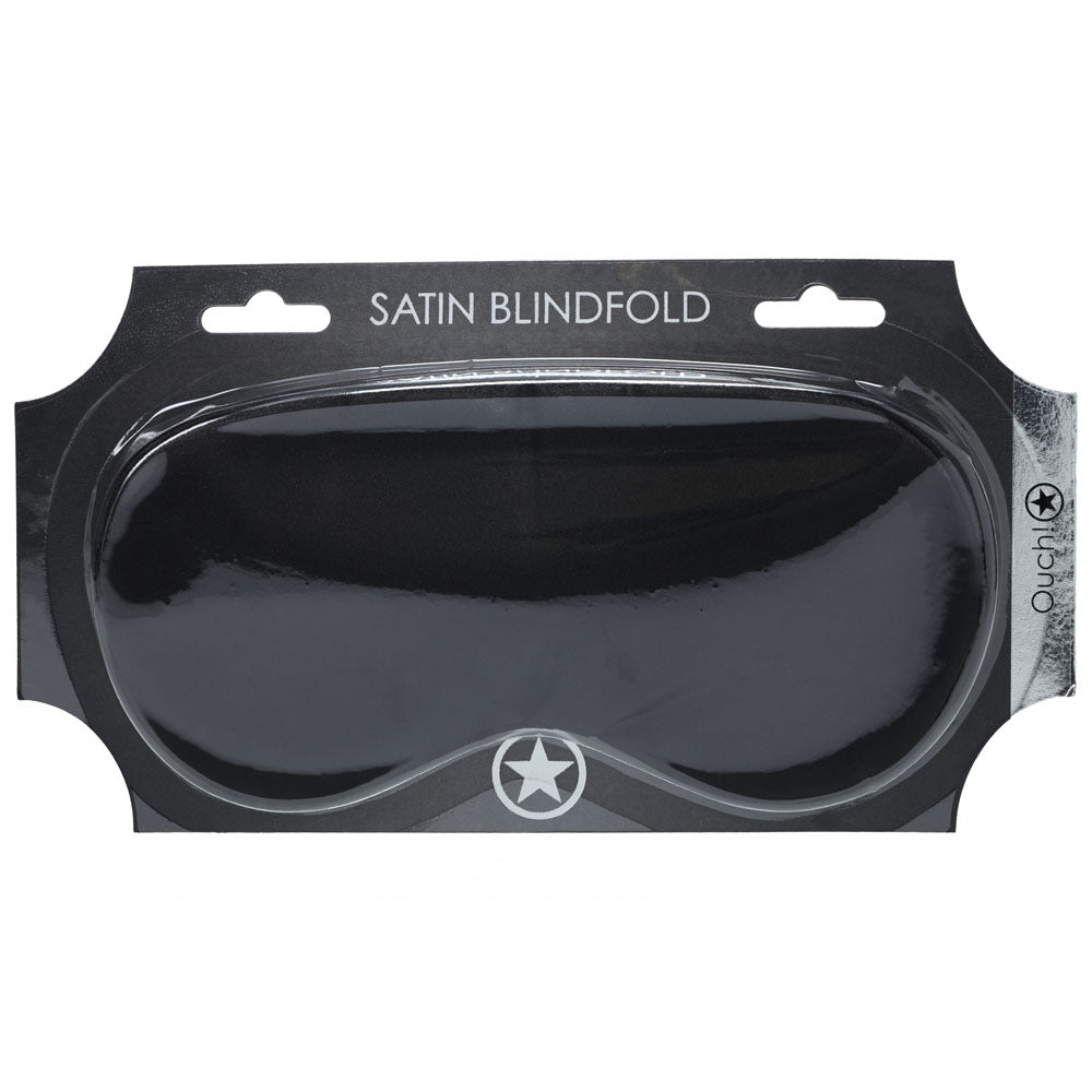 OUCH! Satin Mask Eye Mask - Black