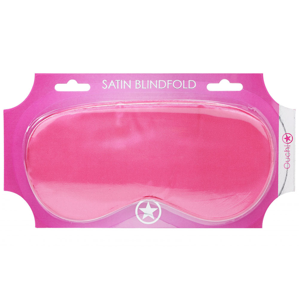 OUCH! Satin Mask Eye Mask - Pink