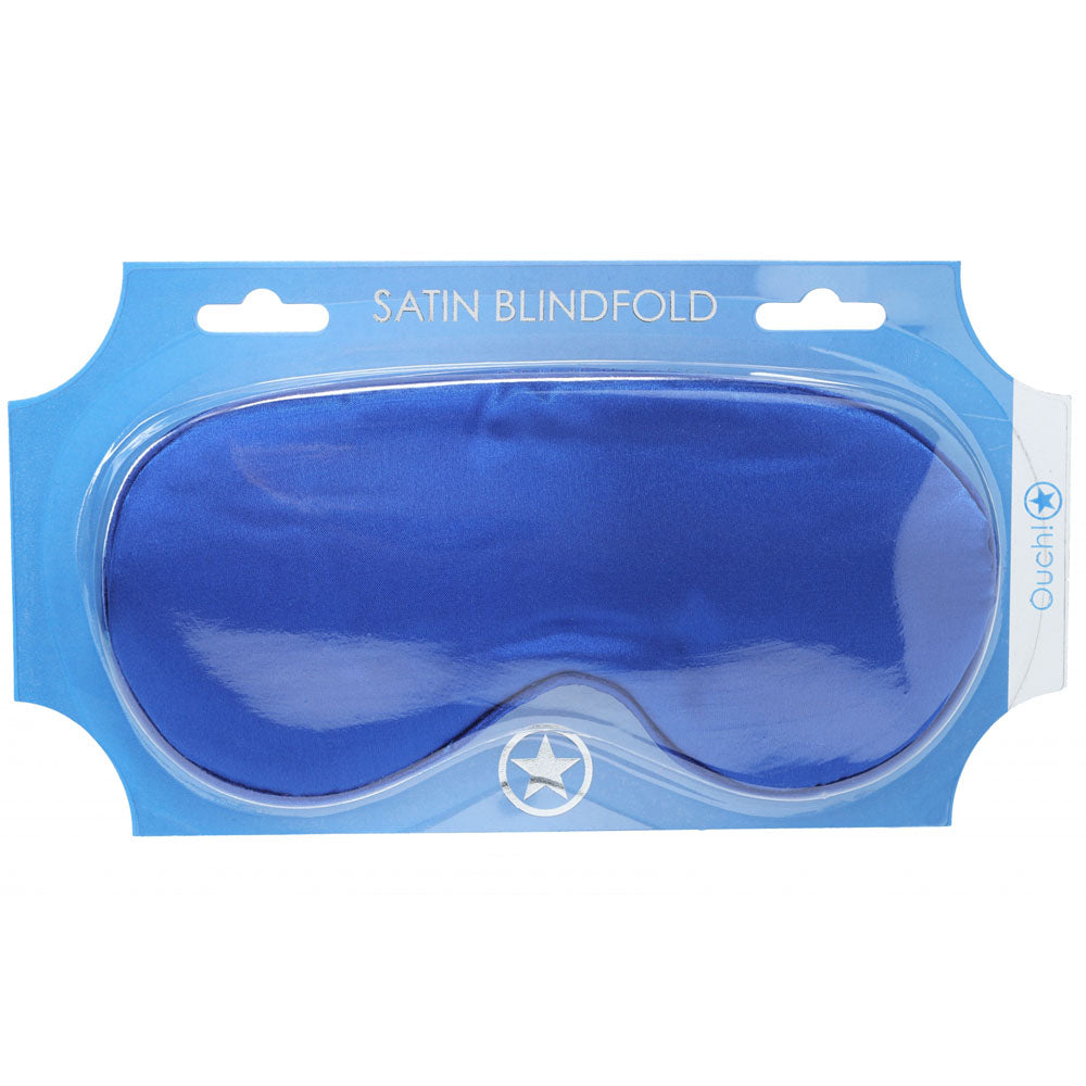OUCH! Satin Mask - Royal Blue Eye Mask