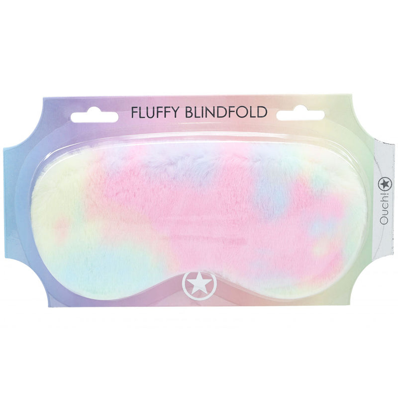 OUCH! Fluffy Mask - Multicolour 1 - Coloured Fluffy Eye Mask