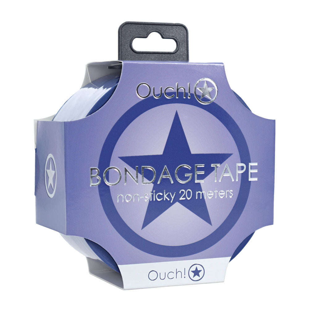 OUCH! PVC Non-Stick Tape - Navy Blue Bondage Tape - 20 metre Length