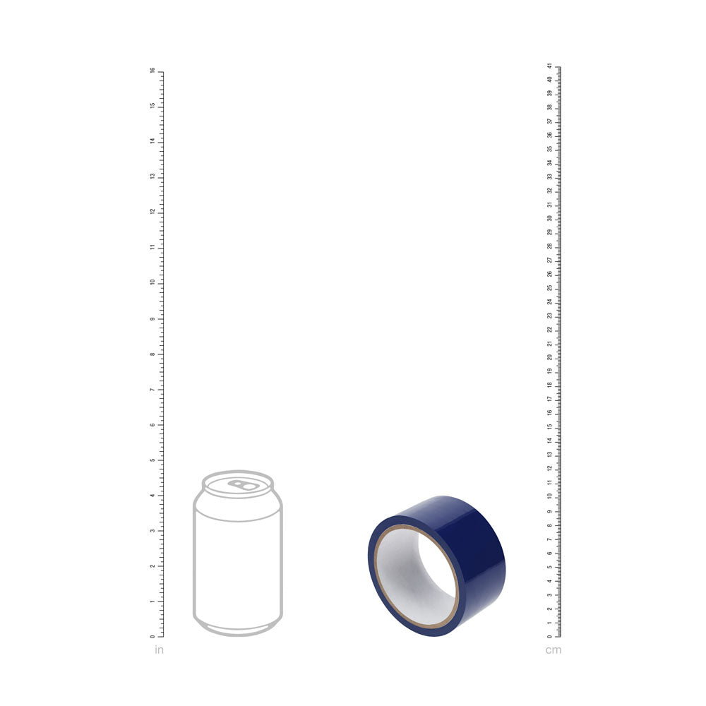 OUCH! PVC Non-Stick Tape - Navy Blue Bondage Tape - 20 metre Length