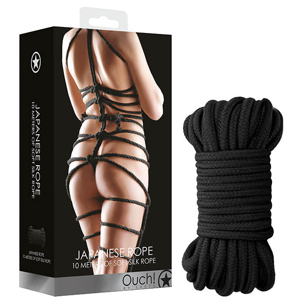 OUCH! Japanese Rope - Black - 10 metre Length - Image 1