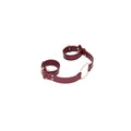 OUCH! Halo - Handcuff With Connector - Burgundy Restraint