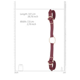 OUCH! Halo - Handcuff With Connector - Burgundy Restraint - Image 6