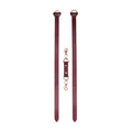 OUCH! Halo - Thigh Cuffs - Burgundy Leg Restraints
