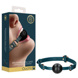 OUCH! Halo - Breathable Ball Gag - Green Mouth Restraint - Image 1
