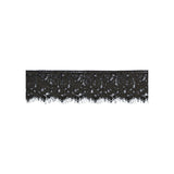OUCH! Black & White Lace Mask With Elastic Straps - Black Eye Restraint - Image 4