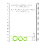 OUCH! Glow In The Dark Cock Ring Set - Glow in Dark Cock Rings - Set of 3 Sizes - Image 4