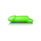 OUCH! Glow In The Dark Smooth Thick Stretchy Penis Sleeve - Glow in Dark 15.5 cm Penis Extension Sleeve - Image 3