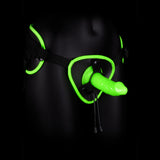 OUCH! Glow In The Dark Strap-on Harness - Glow in Dark 14.5 cm Strap-On - Image 2