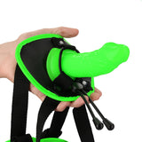 OUCH! Glow In The Dark Strap-on Harness - Glow in Dark 14.5 cm Strap-On - Image 4