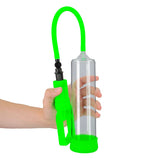 OUCH! Glow In The Dark Comfort Beginner Pump - Clear/Glow Penis Pump - Image 2