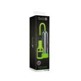 OUCH! Glow In The Dark Comfort Beginner Pump - Clear/Glow Penis Pump - Image 4