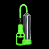 OUCH! Glow In The Dark Comfort Beginner Pump - Clear/Glow Penis Pump - Image 1