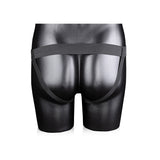 OUCH! Curved Hollow Strap-on - 8in/20cm - Gunmetal Grey 20 cm Hollow Strap-On - Image 7