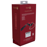 OUCH! Milan Collection - Collar with Leash - Black/Red Restraint - Image 4