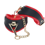 OUCH! Milan Collection - Leg Cuffs - Black/Red Restraints - Image 2