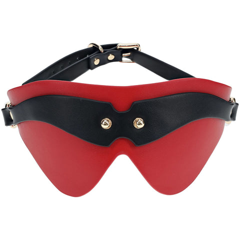 OUCH! Milan Collection - Blindfold - Black/Red Eyemask - Image 1