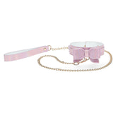 OUCH! Paris Collection - Collar with Leash - Pink Restraint - Image 2