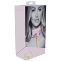 OUCH! Paris Collection - Collar with Leash - Pink Restraint