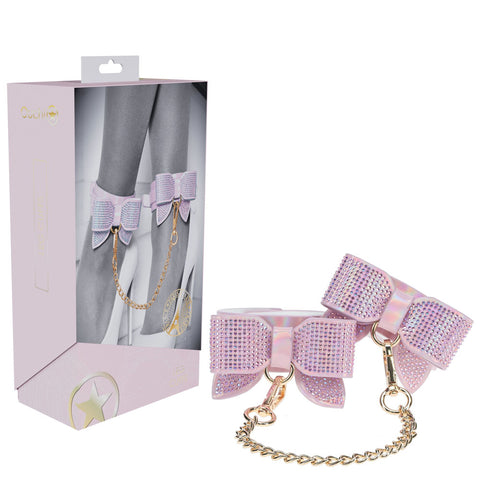 OUCH! Paris Collection - Leg Cuffs - Pink Restraints - Image 1