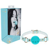 OUCH! Paris Collection - Silicone Ball Gag - Baby Blue Breatheable Mouth Restraint - Image 1