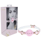 OUCH! Paris Collection - Silicone Ball Gag - Pink Breatheable Mouth Restraint - Image 1