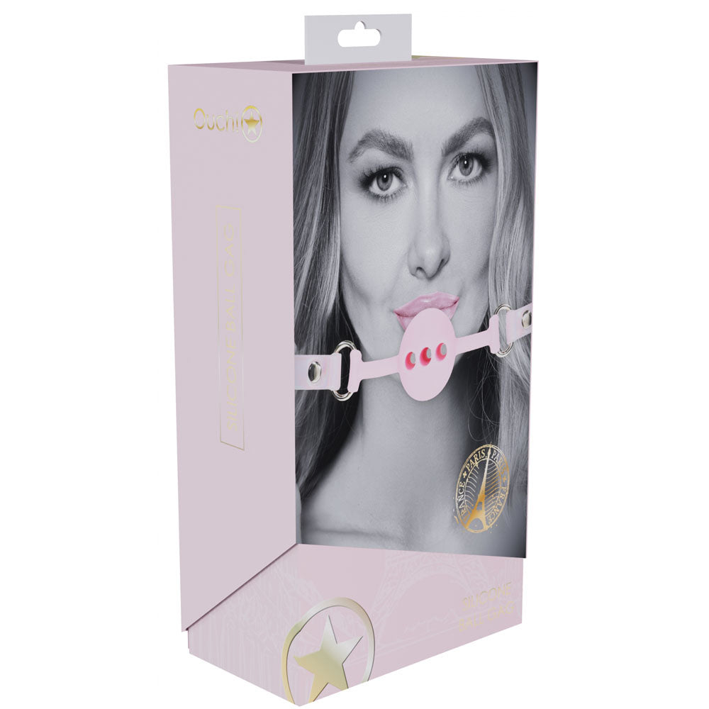OUCH! Paris Collection - Silicone Ball Gag Breatheable Mouth Restraint