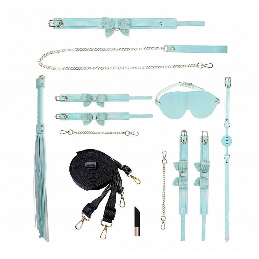 OUCH! Paris Collection - Kit with Bag - Baby Blue Bondage Set