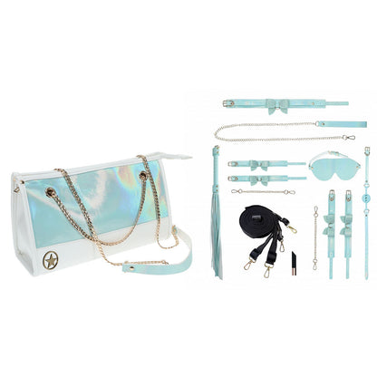 OUCH! Paris Collection - Kit with Bag - Baby Blue Bondage Set