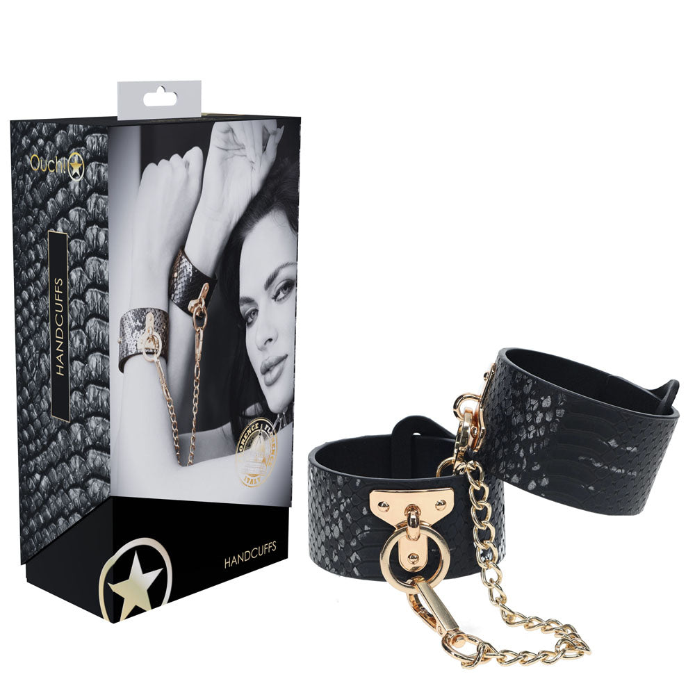 OUCH! Florence Collection - Handcuffs Restraints - Black