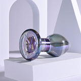 Playboy Pleasure JEWELS PLUG - Clear Glass 8.5 cm Butt Plug - Image 3