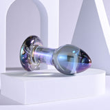 Playboy Pleasure JEWELS PLUG - Clear Glass 8.5 cm Butt Plug - Image 4