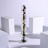 Playboy Pleasure JEWELS WAND - Clear Glass 20.3 cm Dildo - Image 2