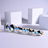 Playboy Pleasure JEWELS WAND - Clear Glass 20.3 cm Dildo - Image 3