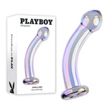 Playboy Pleasure JEWELS KING - Clear Glass 16.3 cm Dildo - Image 1