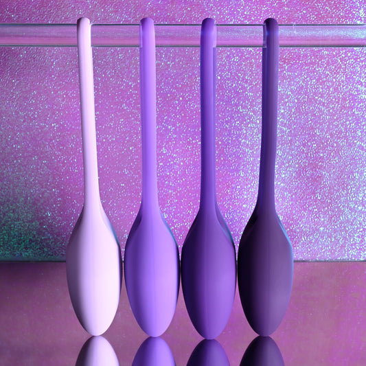 Playboy Pleasure PUT IN WORK - Purple Kegel Ball Set of 4