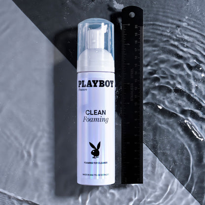 Playboy Pleasure CLEAN FOAMING Toy Cleaner - 207 ml Bottle