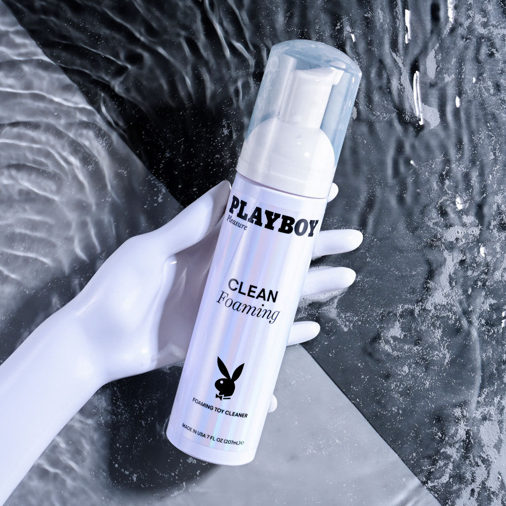 Playboy Pleasure CLEAN FOAMING Toy Cleaner - 207 ml Bottle