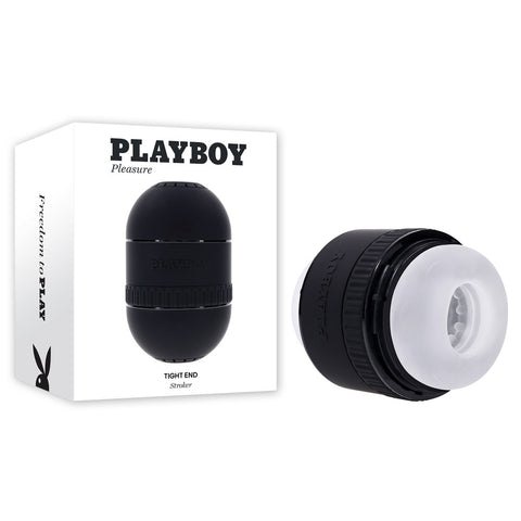Playboy Pleasure TIGHT END - Clear Dual Ended Stroker - Image 1
