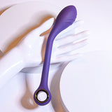 Playboy Pleasure SPOT ON - Purple 22.6 cm USB Rechargeable Poseable G-Spot Vibrator - Image 2