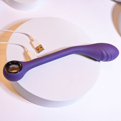 Playboy Pleasure SPOT ON - Purple 22.6 cm Poseable G-Spot Vibrator