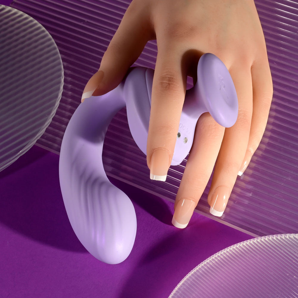 Playboy Pleasure REV ME UP - Purple Dual Motor Curved Vibrator
